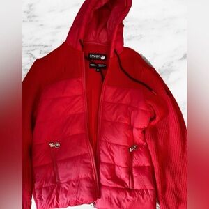 Canada Goose Vibrant Red Quilted Jacket